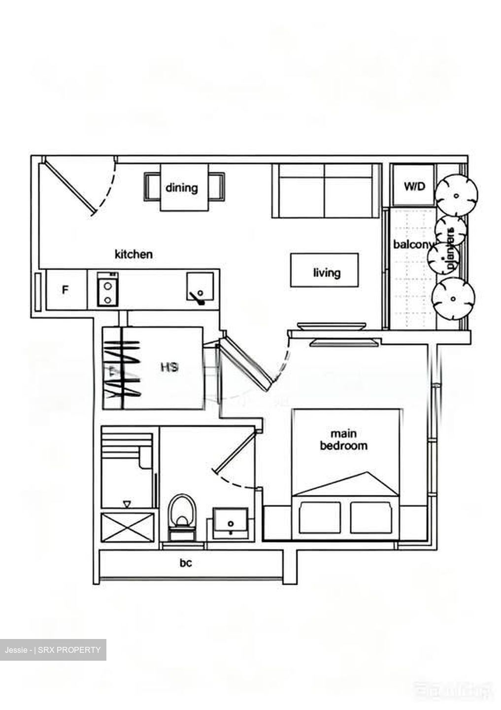 Suites @ Shrewsbury (D11), Apartment #563512011